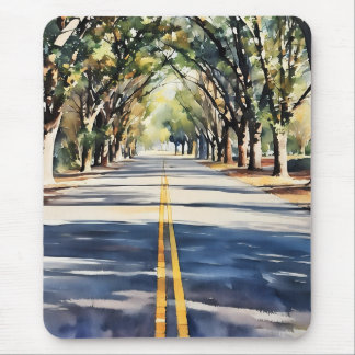 Lebhafte landschaftliche Landschaft Mousepad