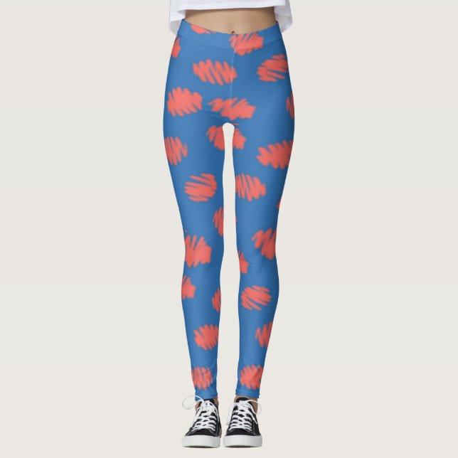 Lebhafte Leggings-Grafiken für den Comf für Mode n Leggings (Vorderseite)