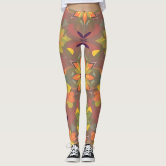 Lebhafte Leggings nahtloser Muster - Weichfarbendi