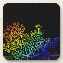 Lebhafte LGBTQ+-Tischdekoration Getränkeuntersetzer