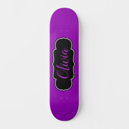 Lebhafte, Lila Personalisierte Mädchen Skateboard