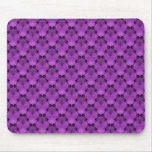 Lebhafte Lila Retro-Funk-Circles Mousepad