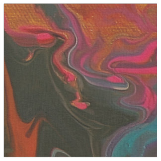 Lebhafte Mineral Rock Flow Paint Art Stoff