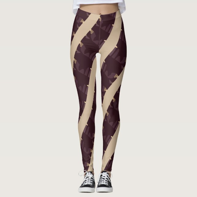 Lebhafte Muster: Leggings für jeden Anlass (Vorderseite)