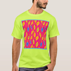 Lebhafte Natur Elegance Muster T-Shirt