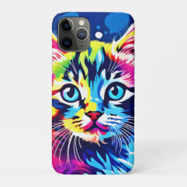 Lebhafte Neon Kitty Art Case-Mate iPhone Hülle