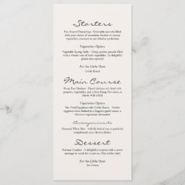 Lebhafte Personalisierte Hochzeit mit botanischem  Menükarte