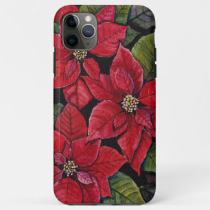 Lebhafte Poinsettia in Wasserfarbe Case-Mate iPhone Hülle