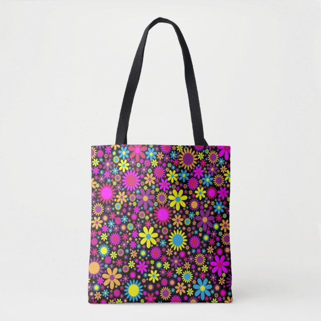 Lebhafte psychedelische Blume in Bloom-67566 (Vorderseite)