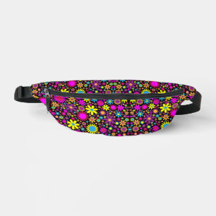 Lebhafte psychedelische Blume in Bloom-67566 Bauchtasche