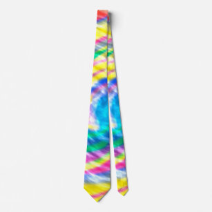 Lebhafte psychedelische Gefärbte Krawatte