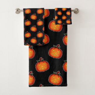 Lebhafte Pumpkins Badetücher Badhandtuch Set