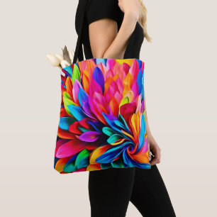 Lebhafte Rainbow-Blume Abstrakt