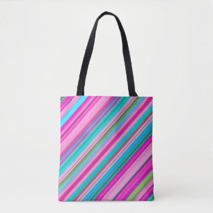 Lebhafte Rainbow-Farben Streifen Muster-21056