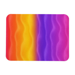 Lebhafte Rainbow Sand Dunes Magnet