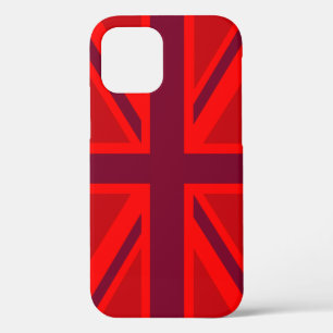 Lebhafte Red British Union Jack Flag Case-Mate iPhone Hülle