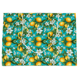 Lebhafte Retro Citrus Medley Weihnachten Große Geschenktüte