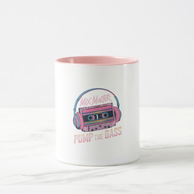 Lebhafte rosa Mix-Master-Tasse Tasse (Zentrum)