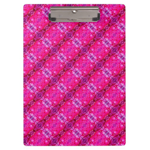 Lebhafte Rosa Rosenblätter M-große Blumenmuster Klemmbrett