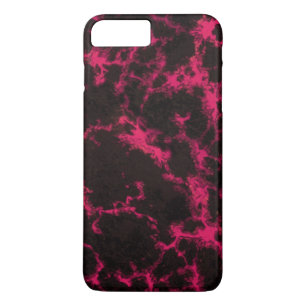 Lebhafte Rosa und Schwarze Flammen Case-Mate iPhone Hülle
