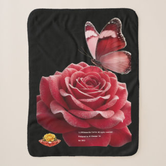 Lebhafte Rose Wunsch Sherpadecke