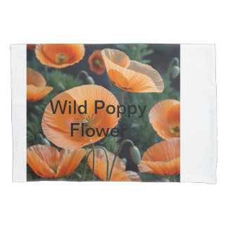 Lebhafte Rote Poppy-Blume Kissenbezug