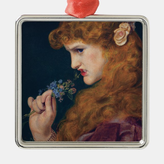 Lebhafte Rothaarfrauen (Schatten der Liebe) (Schei Ornament Aus Metall (Vorne)