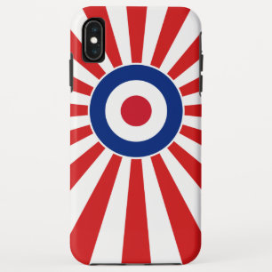 Lebhafte Roundel-Mod JAPAN-Zielmotorrad iPhone XS Max Hülle