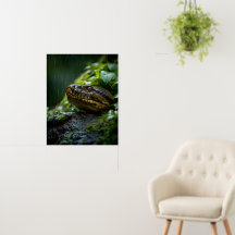 Lebhafte Schlange im Regenwald