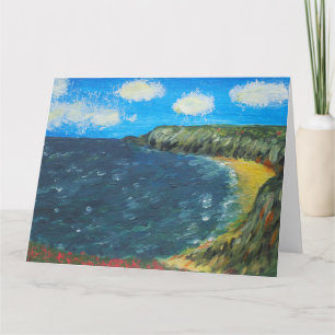 Lebhafte Seascape Karte