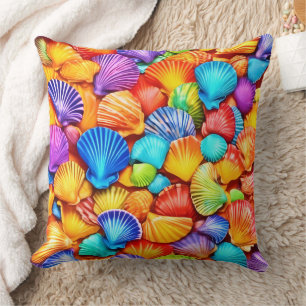 Lebhafte Seashell Symphony Art Kissen