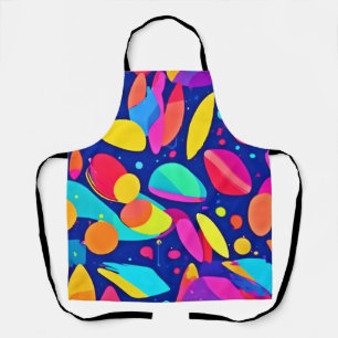Lebhafte Shapescape Art Schürze