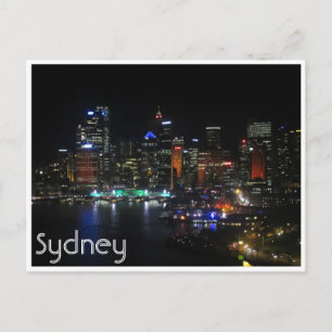 lebhafte Sydney-Lichter Postkarte