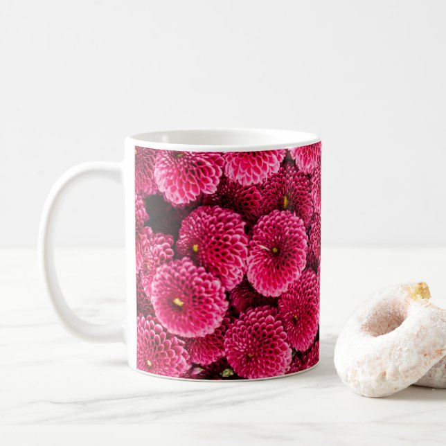 Lebhafte Tasse-Muster: Zazzle Store Hits! Kaffeetasse (Mit Donut)