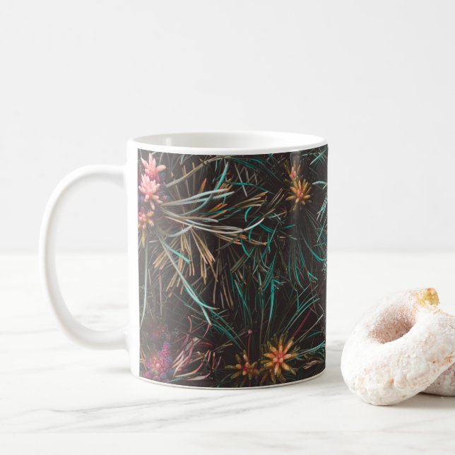 Lebhafte Tasse-Muster: Zazzle Store Hits! Kaffeetasse (Mit Donut)