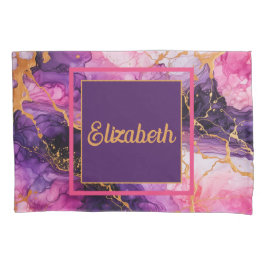 Lebhafte Tintenfusion Kissenbezug