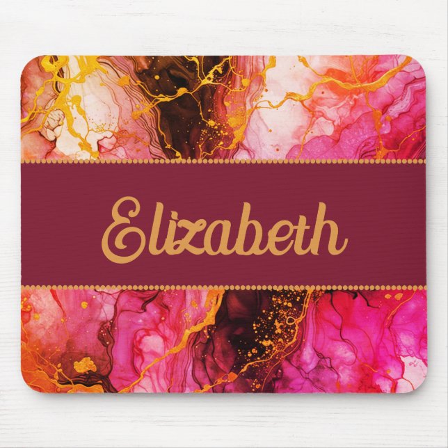 Lebhafte Tintenfusion Mousepad (Vorne)