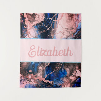 Lebhafte Tintenfusion Wandteppich