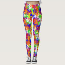 Lebhafte Trippy-Jiggle-Leggings