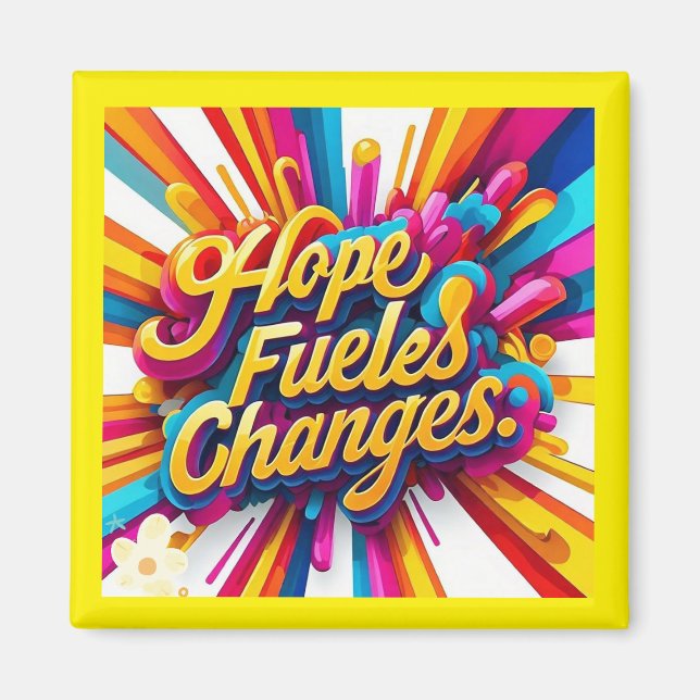 "Lebhafte Übergänge" Magnet (Vorne)