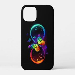 Lebhafte Unendlichkeit mit Regenbogenschmetterling Case-Mate iPhone Hülle