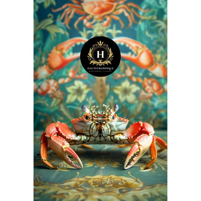 Lebhafte Vintage Blumenkrebse Seidenpapier (Von Creator hochgeladen)