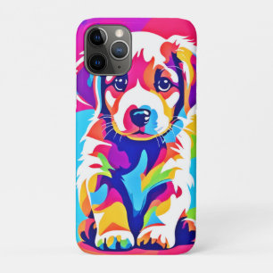 Lebhafte Welpenkunst Case-Mate iPhone Hülle