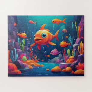 Lebhafte Welt unter dem Meer Puzzle
