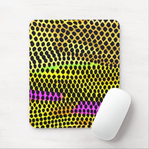 "Lebhafte Wildnis" Farbvolle Abstrakte Printwerbun Mousepad