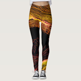 Lebhafte Wirbel Leggings