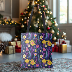 Lebhafte Wüste Bloom Wellness Tote Tasche