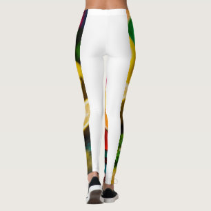 Lebhafte Zest Ein buntes Lemon Leggings