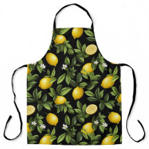 Lebhafte Zitronen im schwarzen Hintergrund