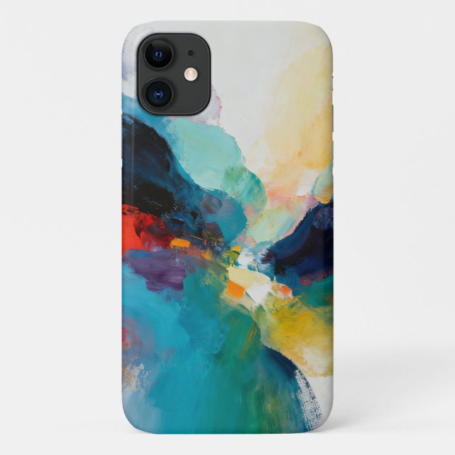 Lebhafter Abstrakter Ausdruck Case-Mate iPhone Hülle (Rückseite)